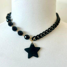 Carica l'immagine nel visualizzatore di Gallery, Collana Francesca corta o bracciale doppio giro nera Limited Edition