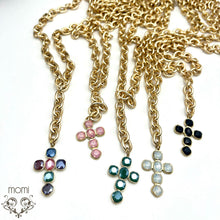 Carica l'immagine nel visualizzatore di Gallery, Collana / Cintura catena con croce