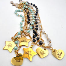 Carica l'immagine nel visualizzatore di Gallery, Collana dorata Francesca corta o Bracciale doppio giro mini