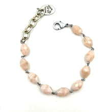 Carica l'immagine nel visualizzatore di Gallery, Bracciale con cristalli oliva incatenati