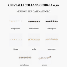 Carica l'immagine nel visualizzatore di Gallery, Collana Giorgia Cristalli Grandi