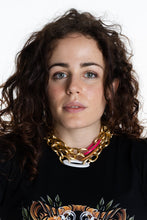 Carica l'immagine nel visualizzatore di Gallery, Collana Diamantata con Anello Colorato