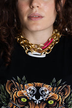 Carica l'immagine nel visualizzatore di Gallery, Collana Diamantata con Anello Colorato