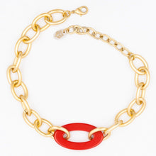 Carica l'immagine nel visualizzatore di Gallery, Collana con Anello Colorato