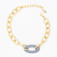 Carica l'immagine nel visualizzatore di Gallery, Collana Diamantata con Anello Colorato