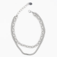 Carica l'immagine nel visualizzatore di Gallery, Collana Doppia Diamantata