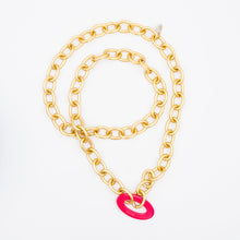 Carica l'immagine nel visualizzatore di Gallery, Collana Lunga con Anello Colorato