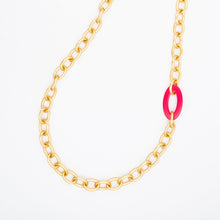 Carica l'immagine nel visualizzatore di Gallery, Collana Lunga con Anello Colorato