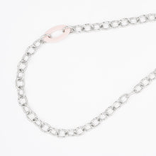 Carica l'immagine nel visualizzatore di Gallery, Collana lunga diamantata con anello colorato