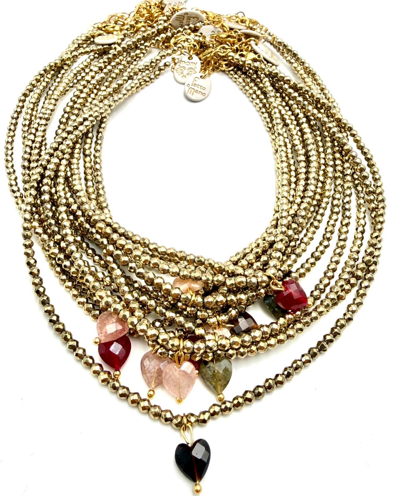 Collana Donna In Acciaio Inox Oro Con Moneta Turchese E Stella - Made By Nami, Gioiello Boho, Catena 40+5 Cm, Regalo Per Amica E Fidanzata