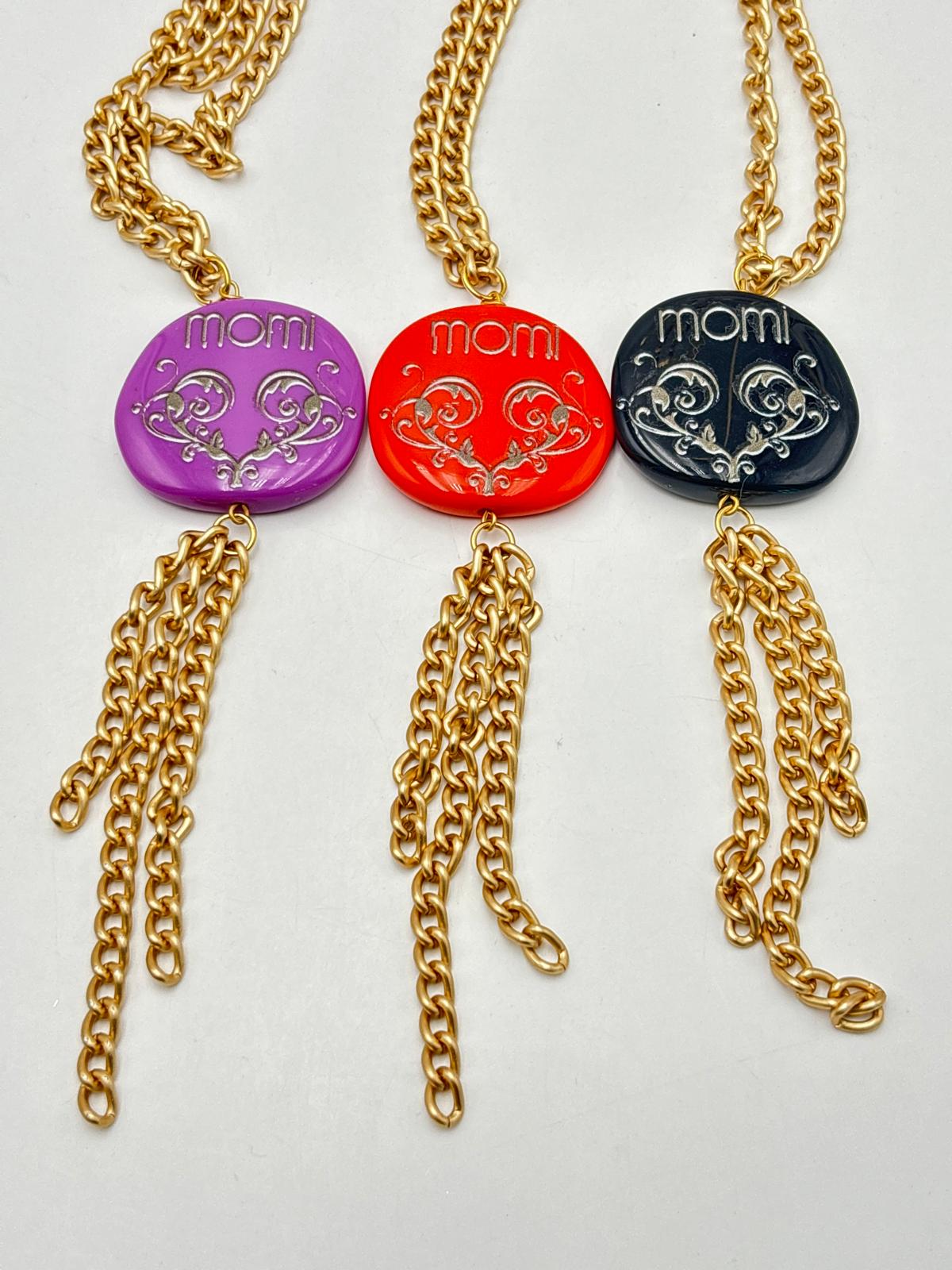 Avalaya Collana Lunga Con Perline In Vetro Rosso E Nero Graduato – 60 Cm + 3 Cm, Stile Etnico Fatto A Mano