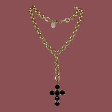 Carica l&#39;immagine nel visualizzatore di Gallery, Collana / Cintura catena con croce
