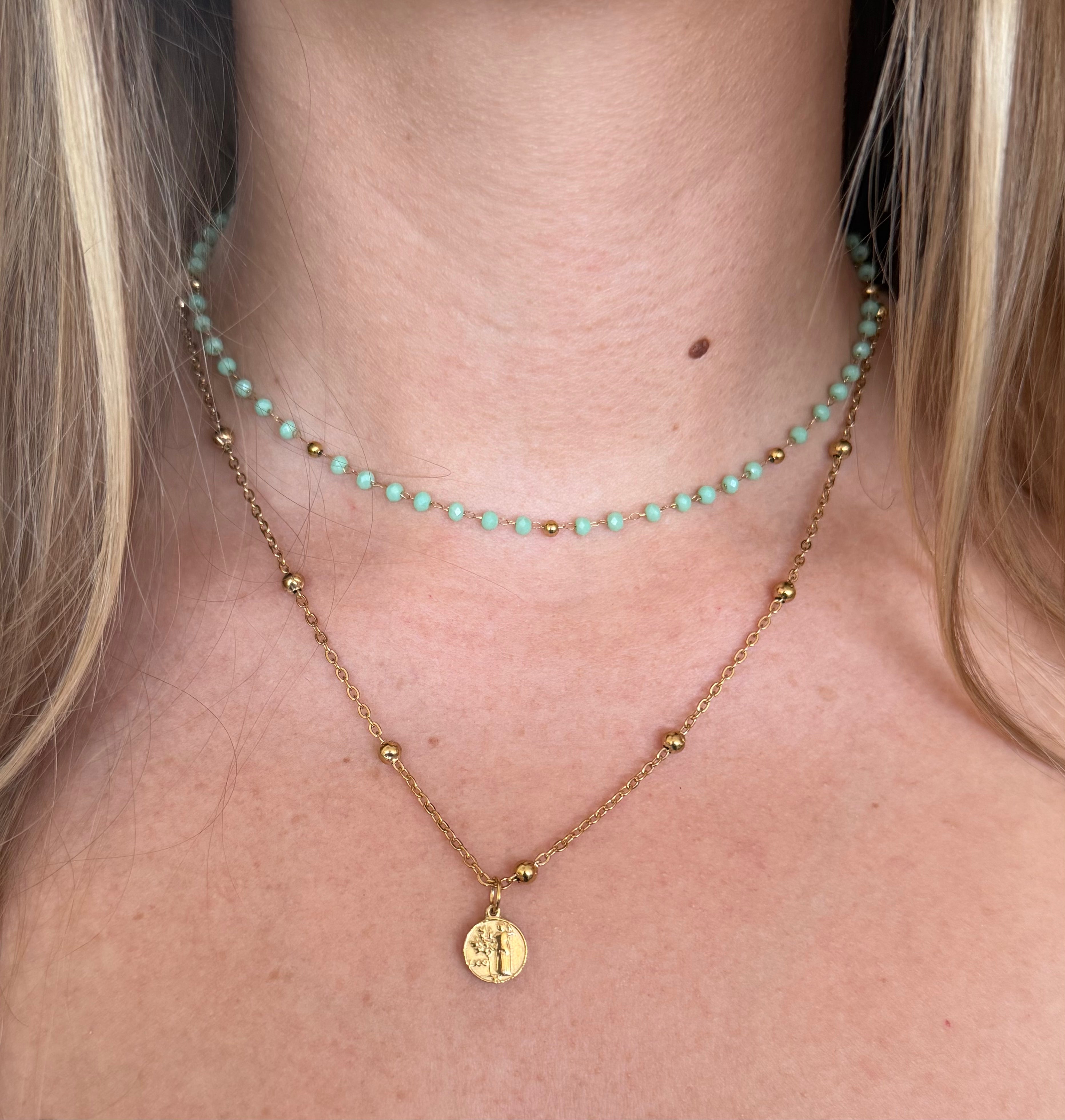 Collana Giadina corta
