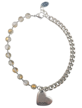 Carica l&#39;immagine nel visualizzatore di Gallery, Collana Francesca corta o Bracciale doppio giro Argento
