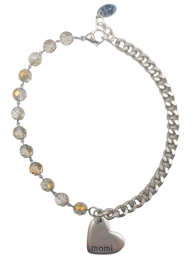 Collana Francesca corta o Bracciale doppio giro Argento