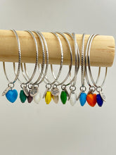 Carica l&#39;immagine nel visualizzatore di Gallery, Bracciale Rigido con Cuore in Cristallo
