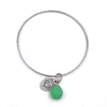 Carica l&#39;immagine nel visualizzatore di Gallery, Bracciale Rigido con Cuore in Cristallo
