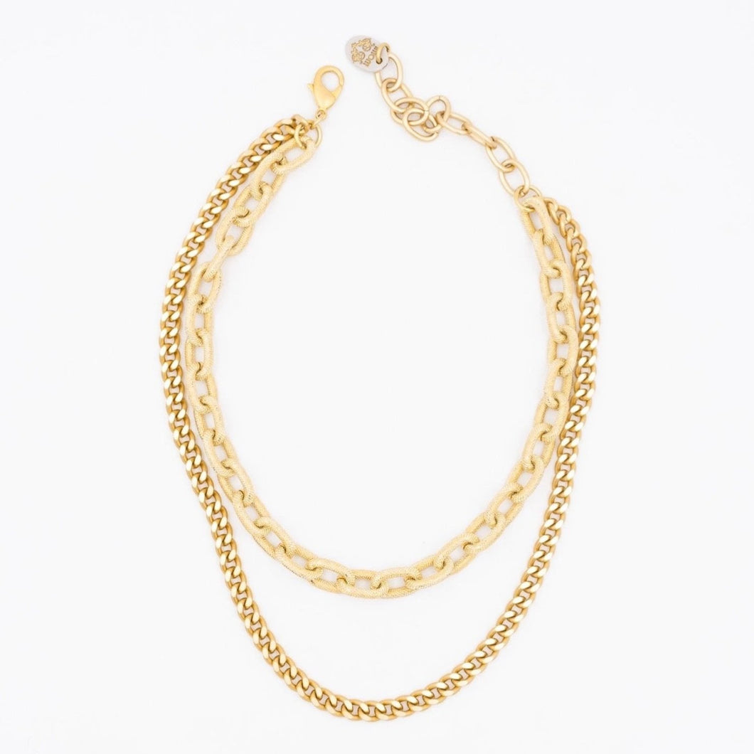 Collana Doppia Diamantata